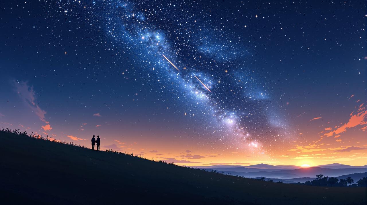 第一动漫网 - 新海诚动画中的「星空」意象:从《你的名字。》到第一动漫网的宇宙美学 第一动漫网精选专题 - 新海诚动画中的「星空」意象:从《你的名字。》到第一动漫网的宇宙美学